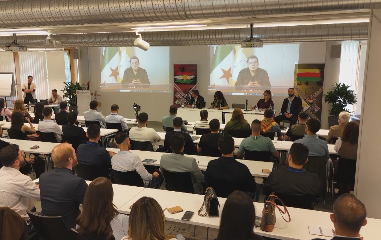 Mezlûm Ebdî peyamek ji konferansê re şand/Wêne: Rûdaw