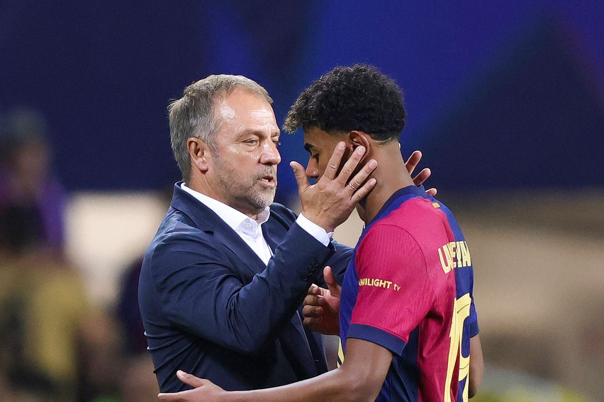 لامین یامال و هانزی فلیک