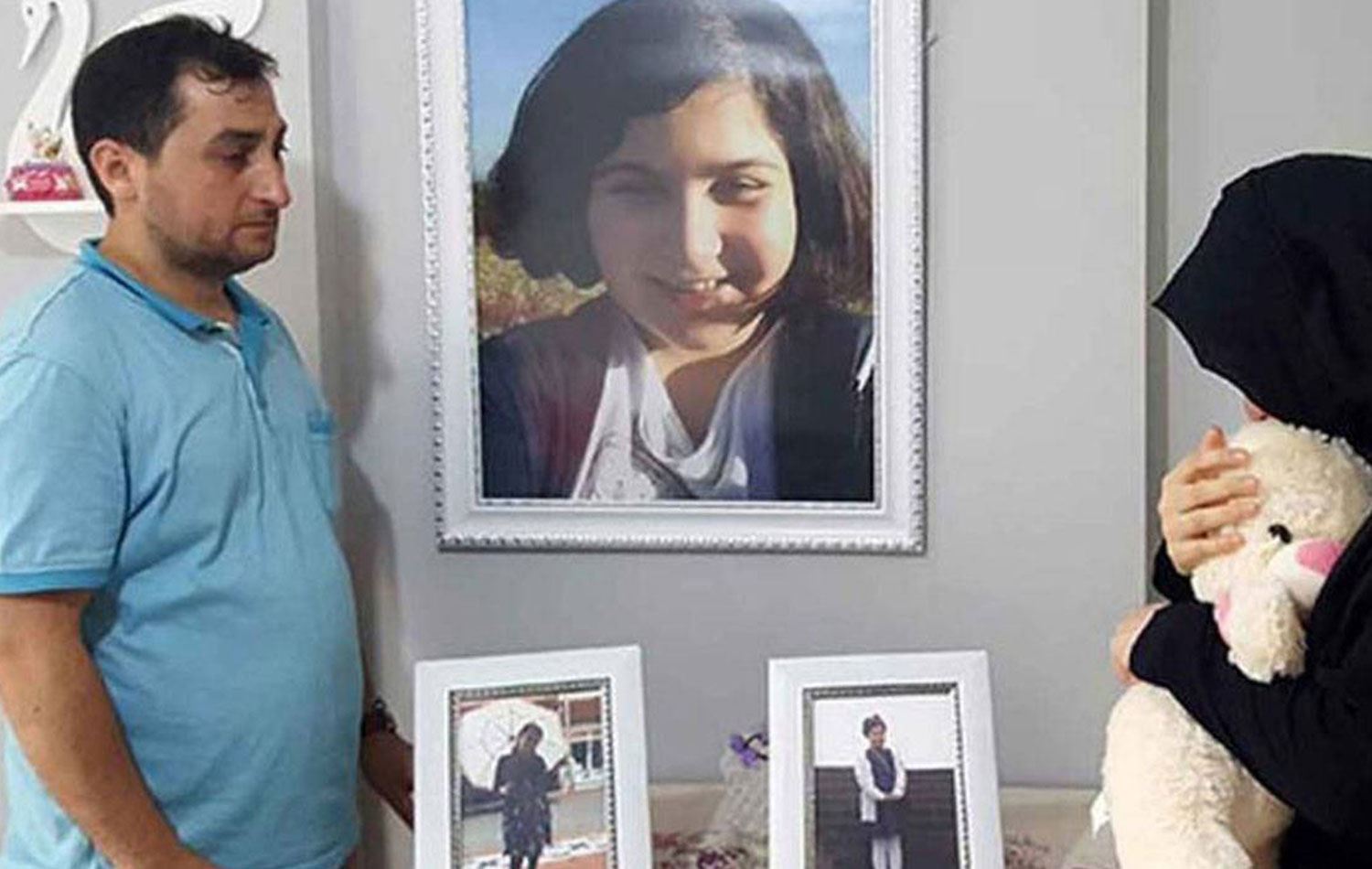 11 yaşındaki Rabia Naz Vatan’ın ailesi. / Foto: Arşiv