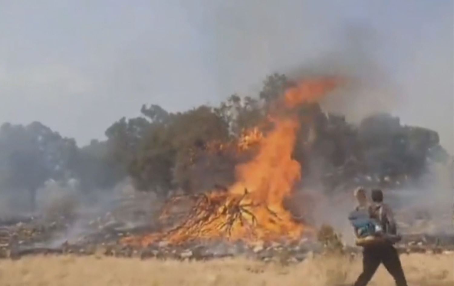 Dîmenên agirê Îlamê/Wêne: Torên civakî