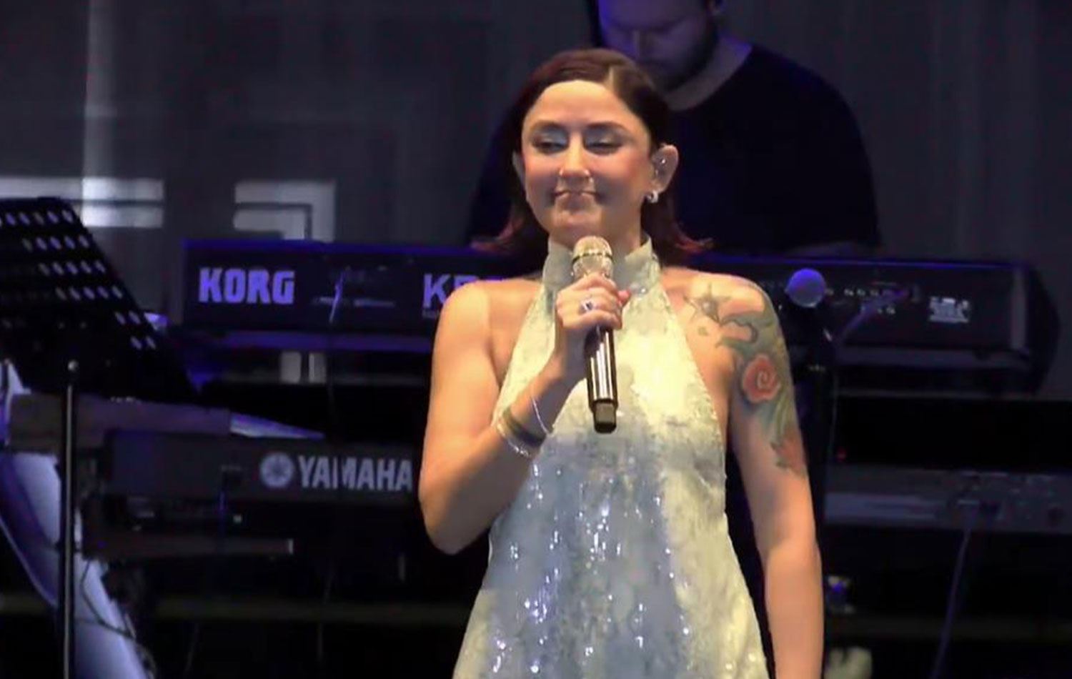 Melek Mosso Kastamonu'da konser verdi. / ANKA