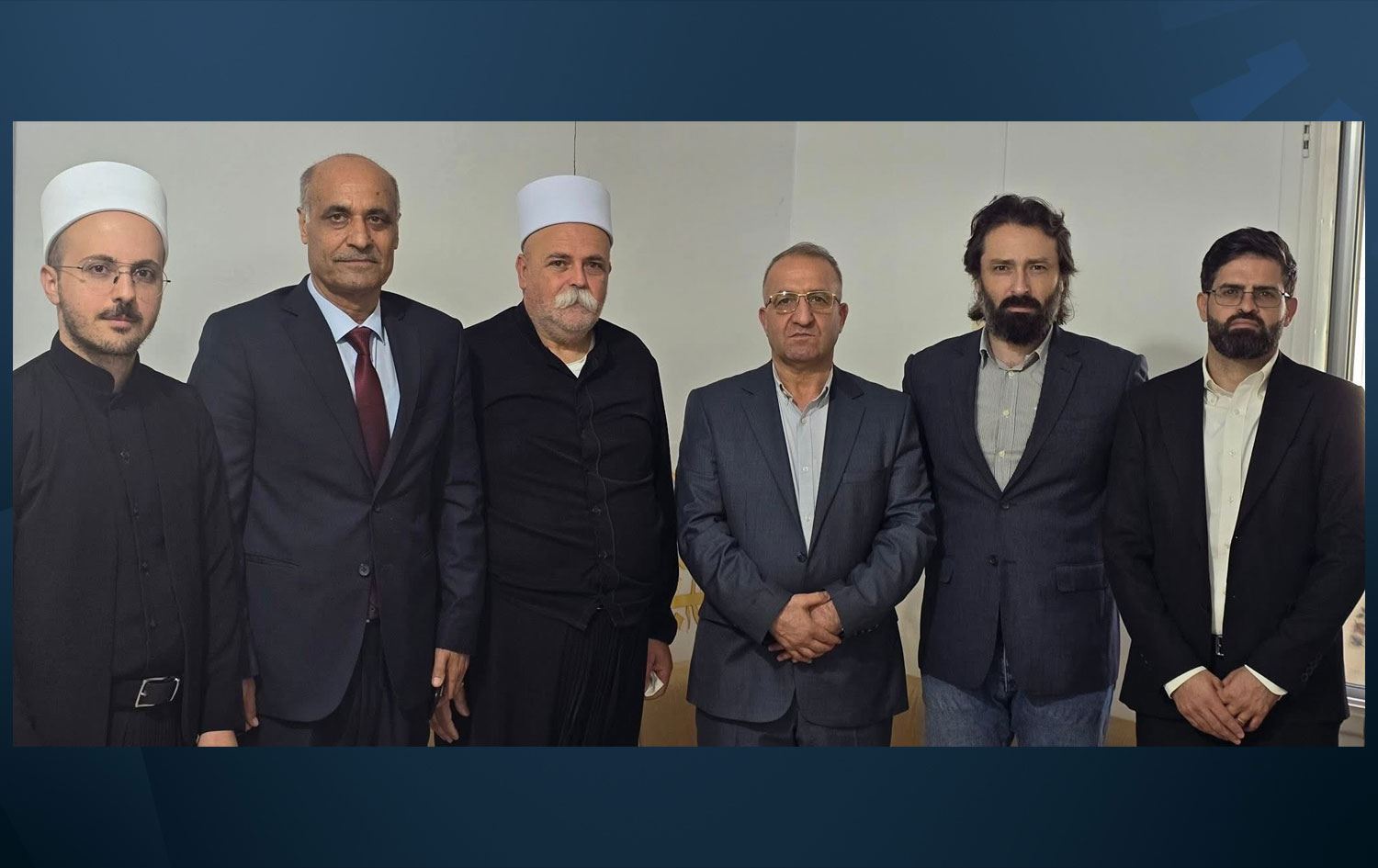 Bedran Çiya Kurd bi nûnerê Durziyan re civiya / Wêne: Bedran Çiya Kurdc