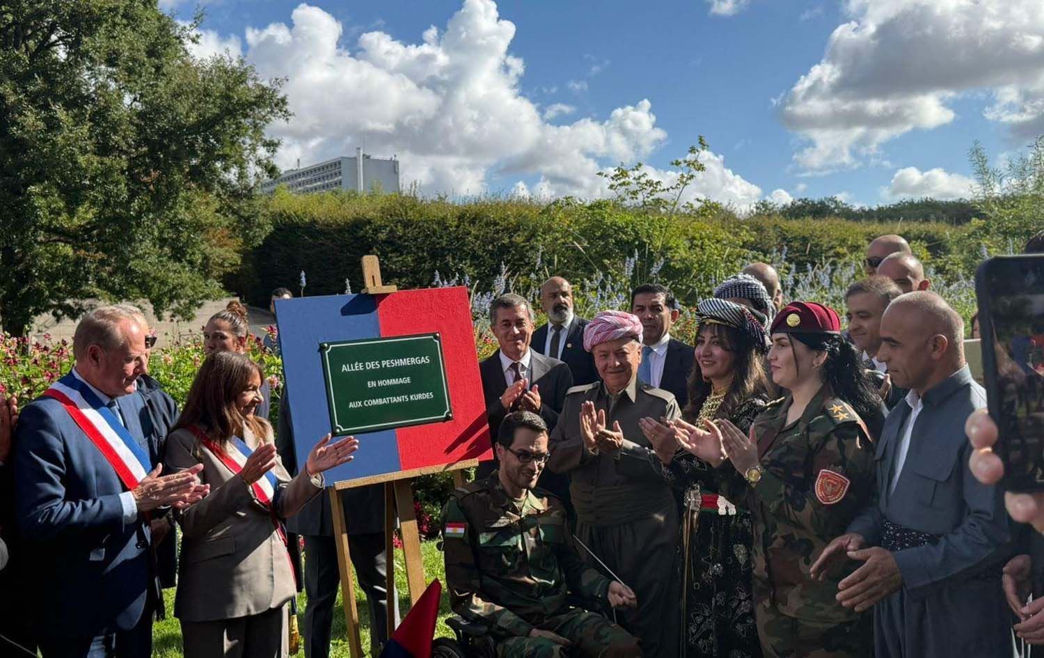 سەرۆک بارزانی لە رێوڕەسمی کردنەوەی 'رێڕۆی پێشمەرگە': رۆژێکی مێژووییە بۆ گەلی کوردستان