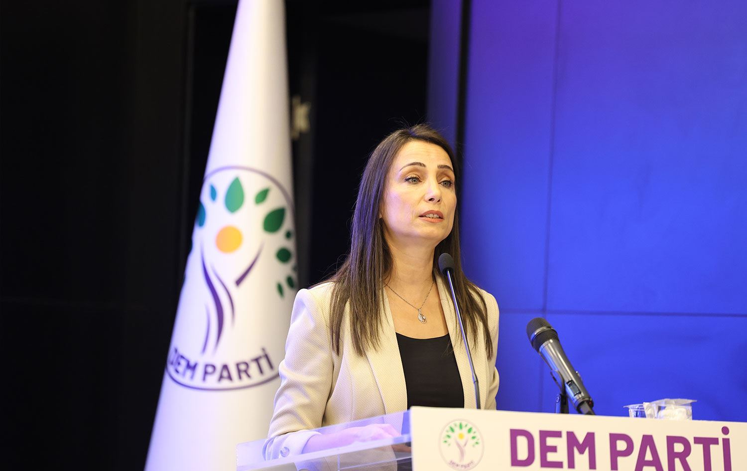 Hevseroka DEM Partiyê Tulay Hatîmogullari / Wêne: DEM Partî