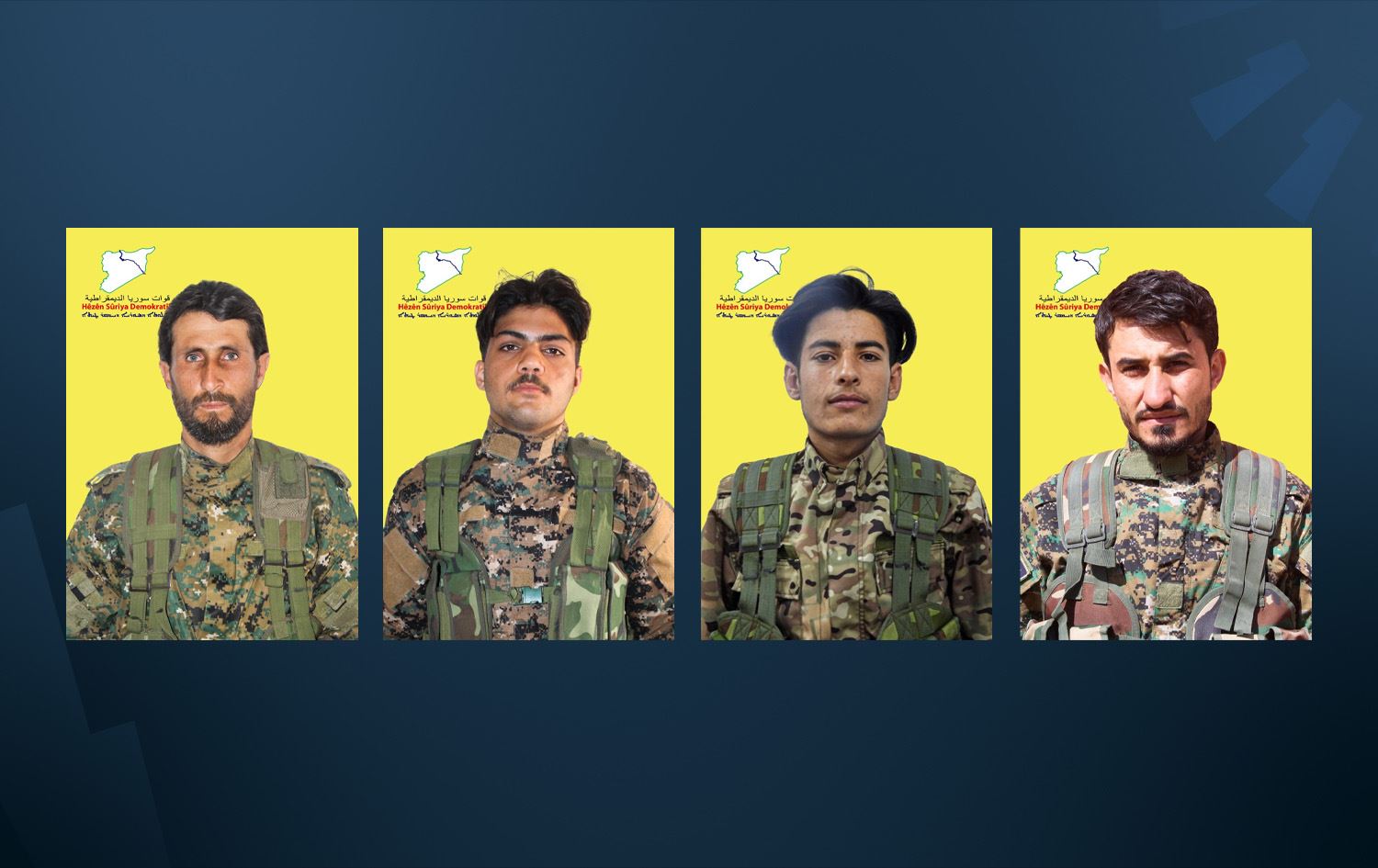 Eymen, Elî, Yûsif û Lewend Qamişlo / Wêne: HSD-Rûdaw