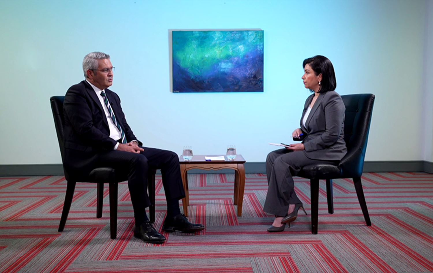 Oguz Kaan Salici û Hêvîdar Zana \ Wêne û Vîdeo: Rûdaw