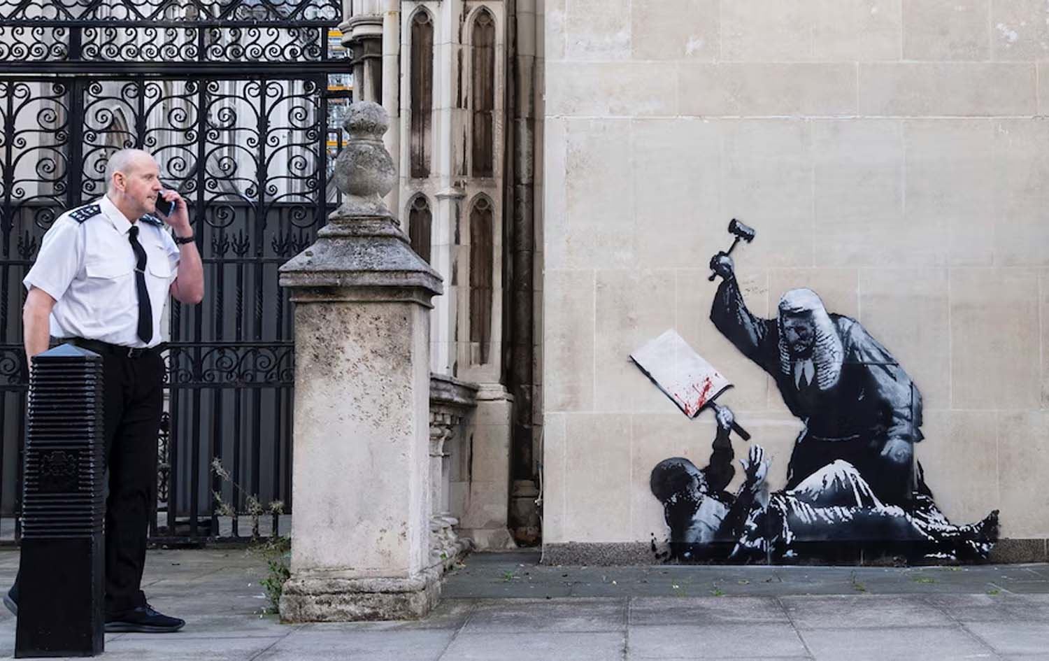 لە لەندەن بڕیاری لابردنی تابلۆیەکی نوێی بانکسی درا