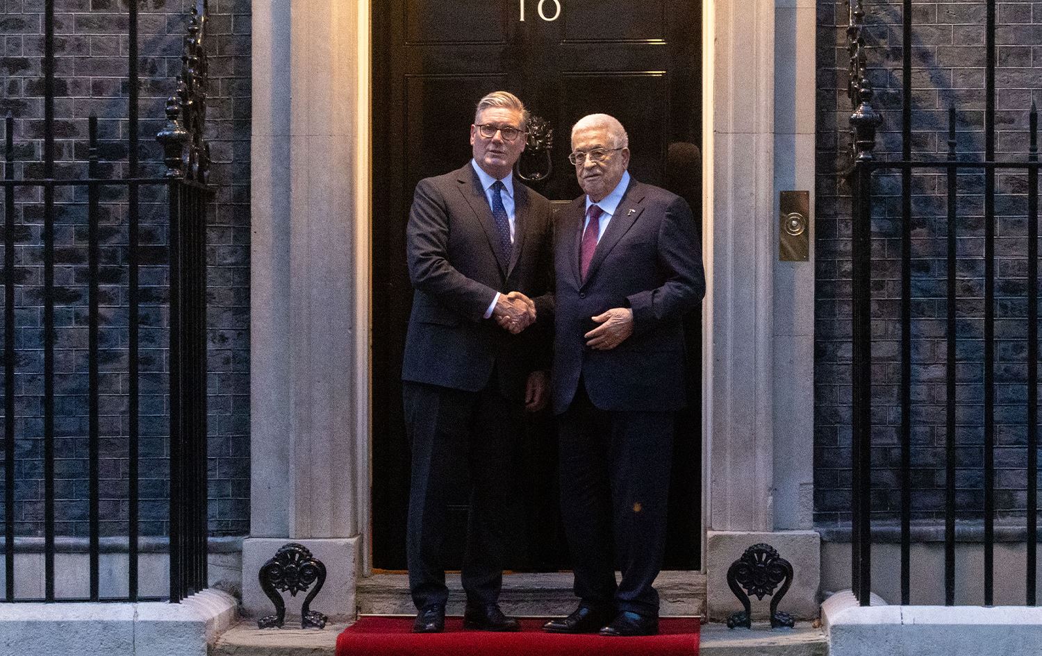 Keir Starmer û Mehmûd Ebas\ Wêne: AA