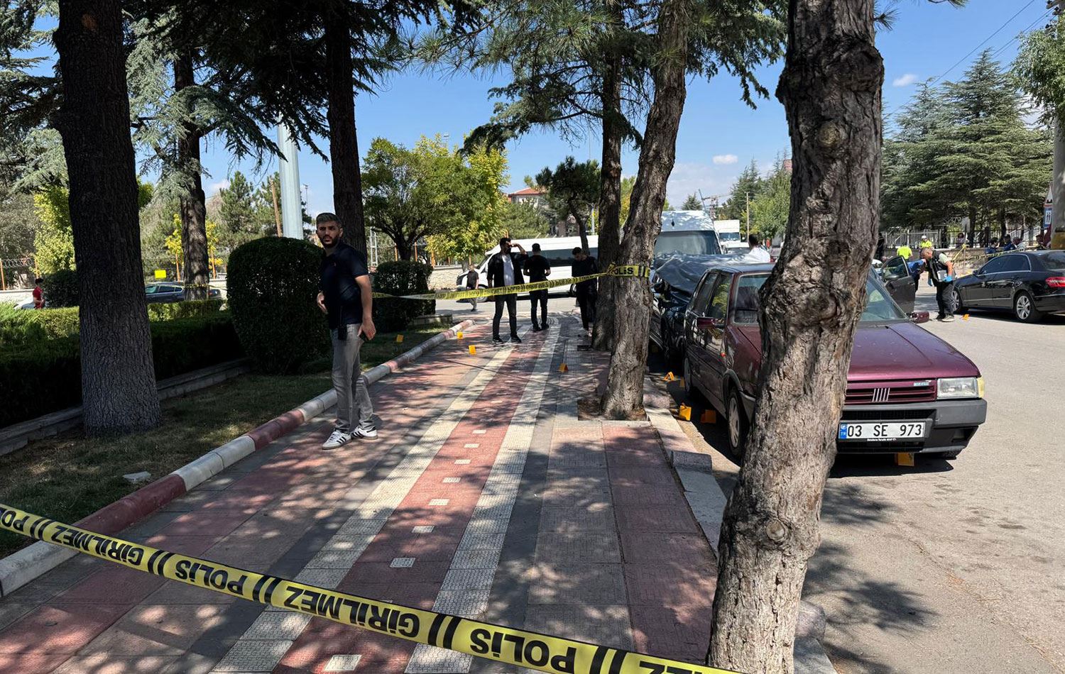 Olay yerinde inceleme yapıldı.