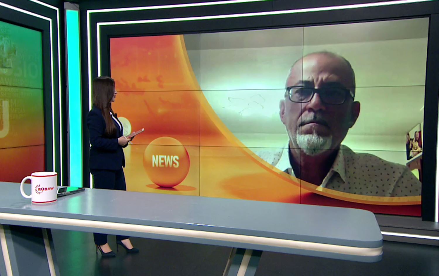 Dilşad Îbrahîm bû mêvanê Nalîn Hesenê /Wêne: Rûdaw