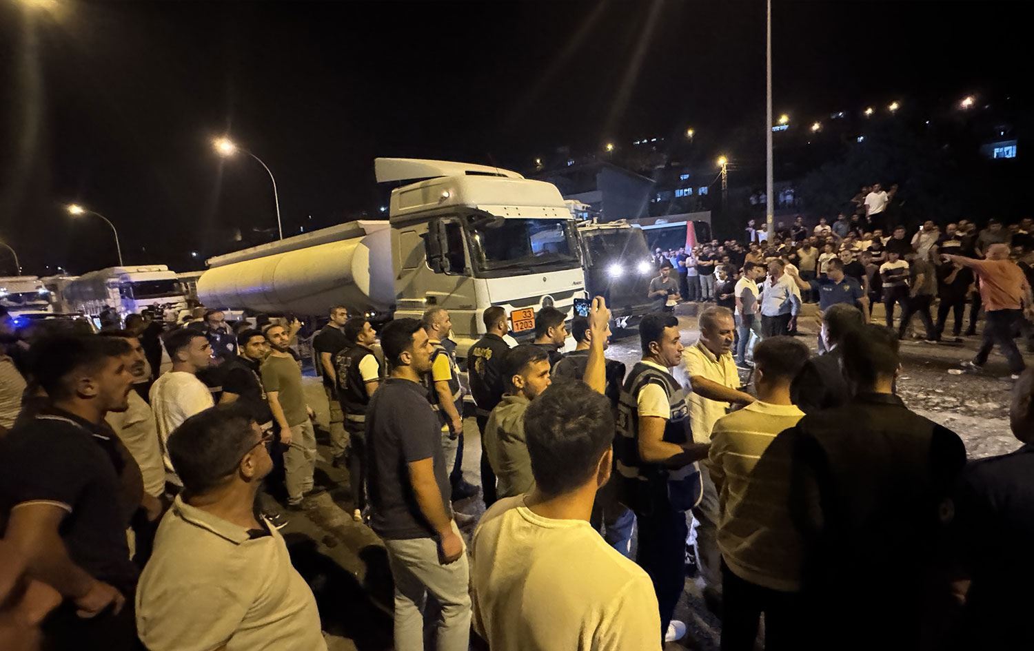 Piştî qezayê rê hat girtin / Wêne: AA