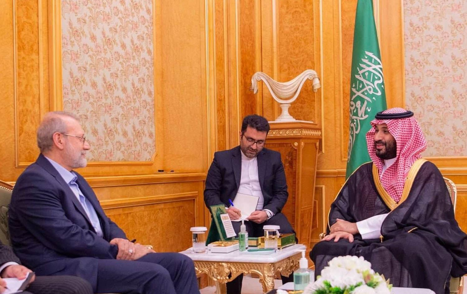 سکرتێری ئەنجوومەنی ئاسایشی نیشتمانیی ئێران و شازادەی جێنشینی سعودیە کۆبوونەوە