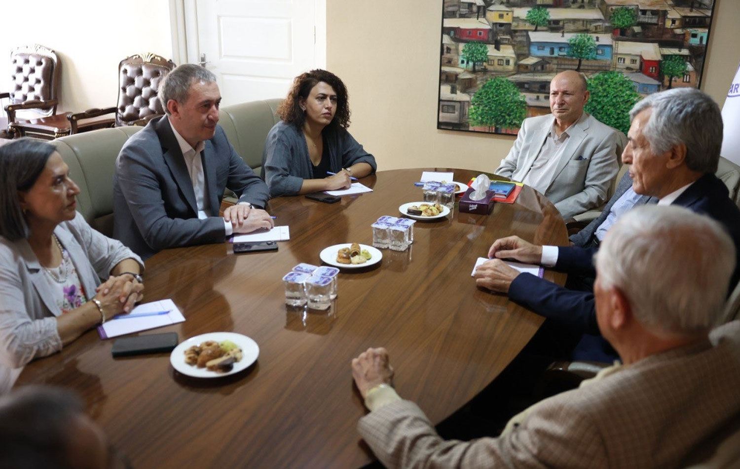 PSK, DEM Parti’yi ziyaret etti, süreç ve bölgesel gelişmeler ele alındı