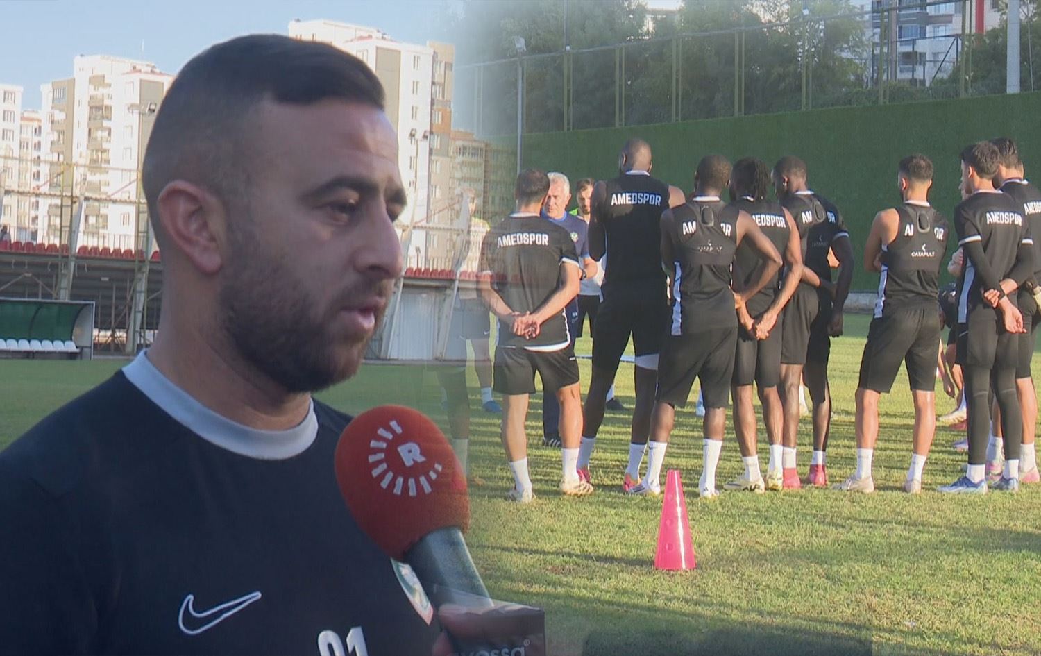 Futbolîzê Amedsporê Dia Saba / Wêne û Vîdeo: Rûdaw