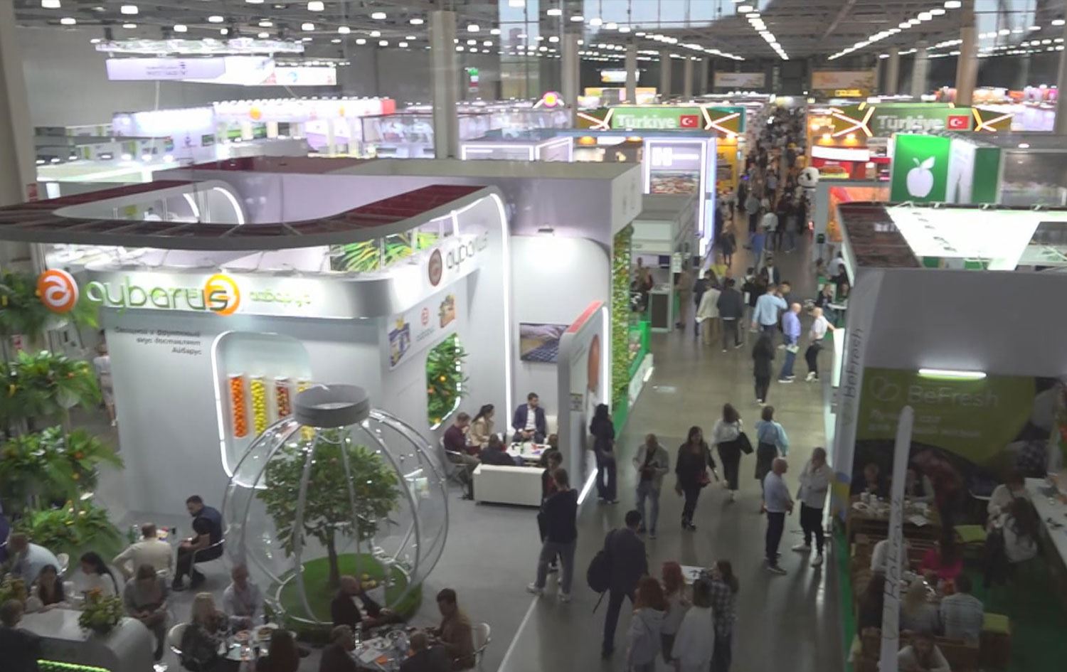 WorldFood Moscow 2025 alanından bir kare