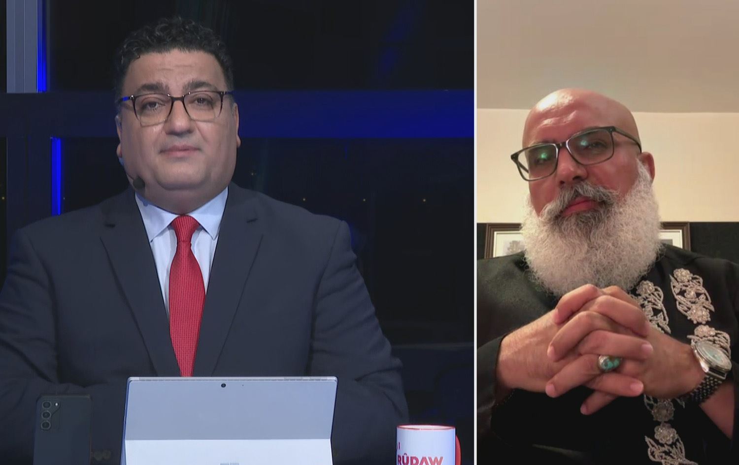 Hunermend Yûsif Talib bû mêvanê Rûdawê / Wêne û Vîdeo: Rûdaw