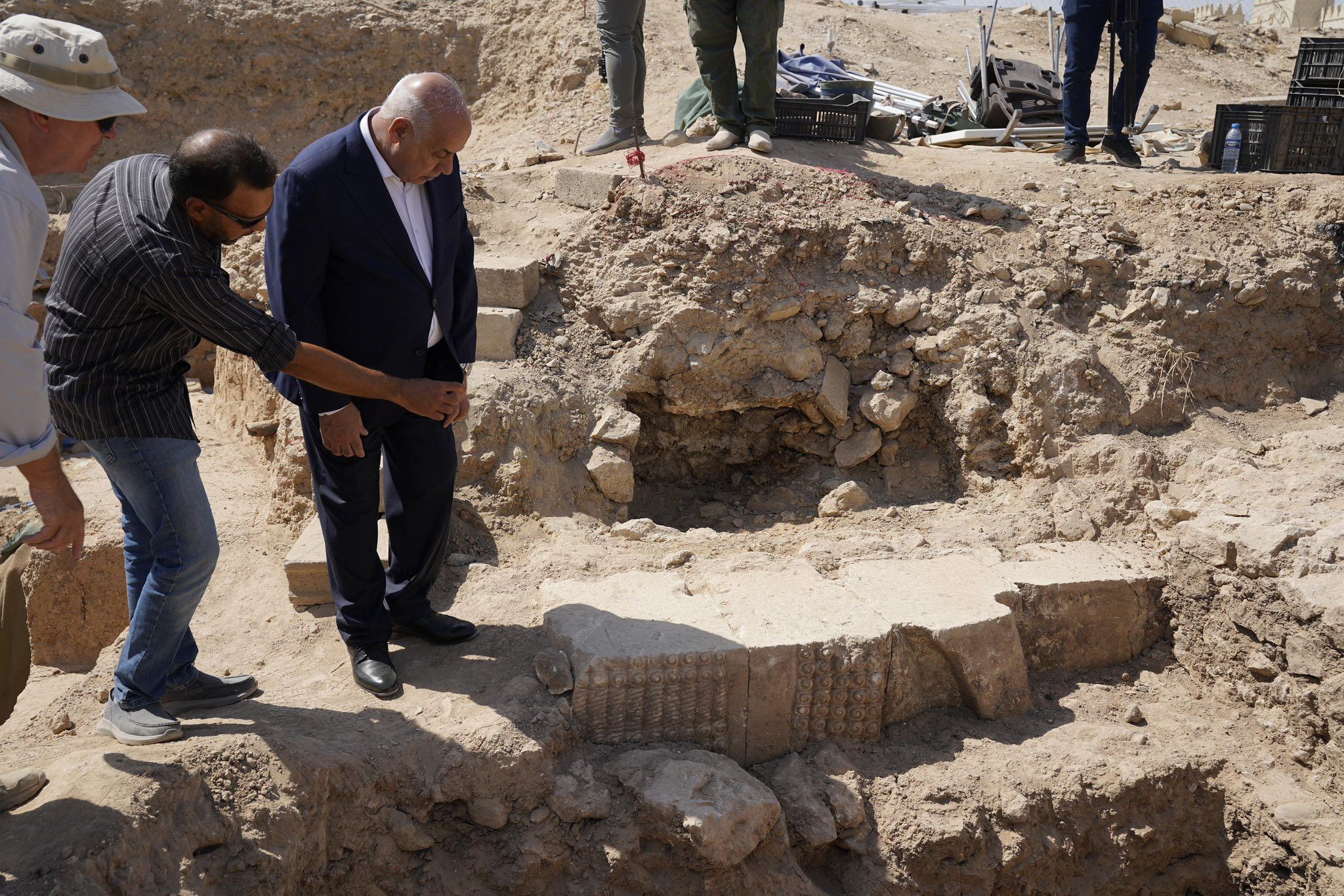 Archaeologists discover massive 2,700-year-old winged bull statue in Mosul