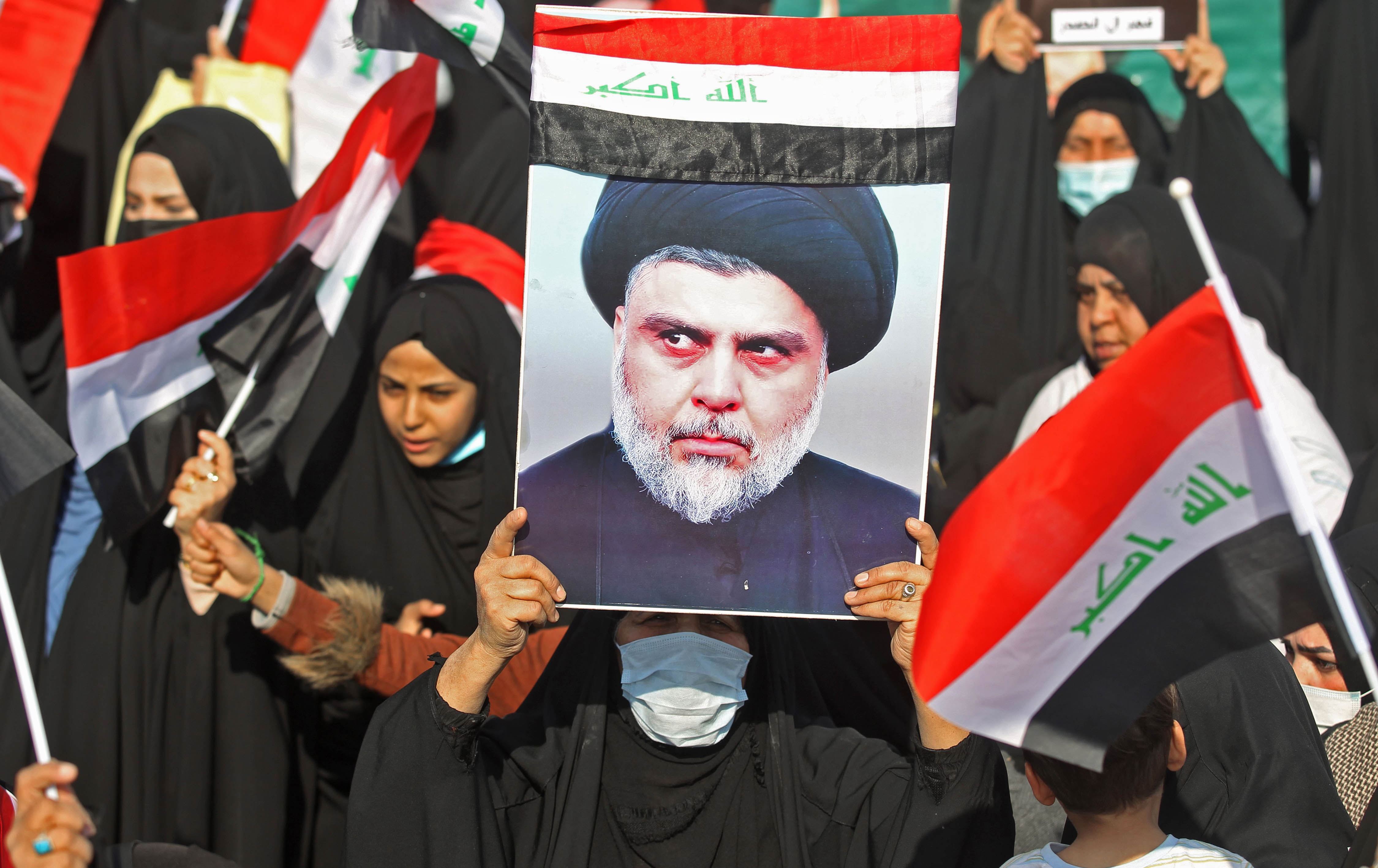 وەزیرەکەی سەدر بۆ لایەنگرانیان: پێویست ناکات خۆپێشاندان بکەن