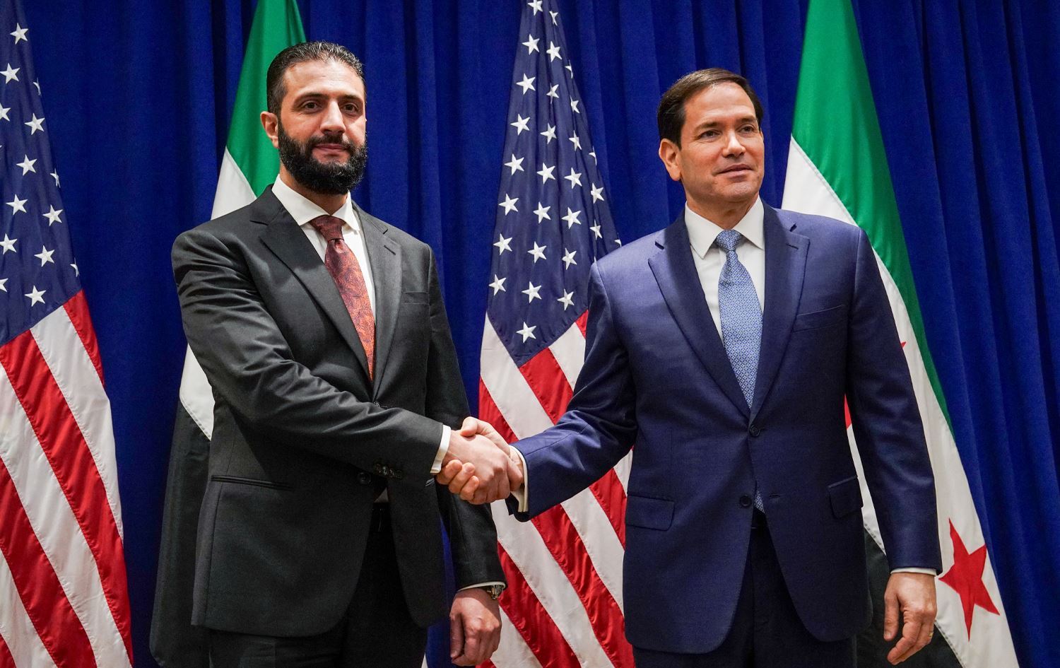 Ehmed Şer û Marco Rubio /Wêne: AFP