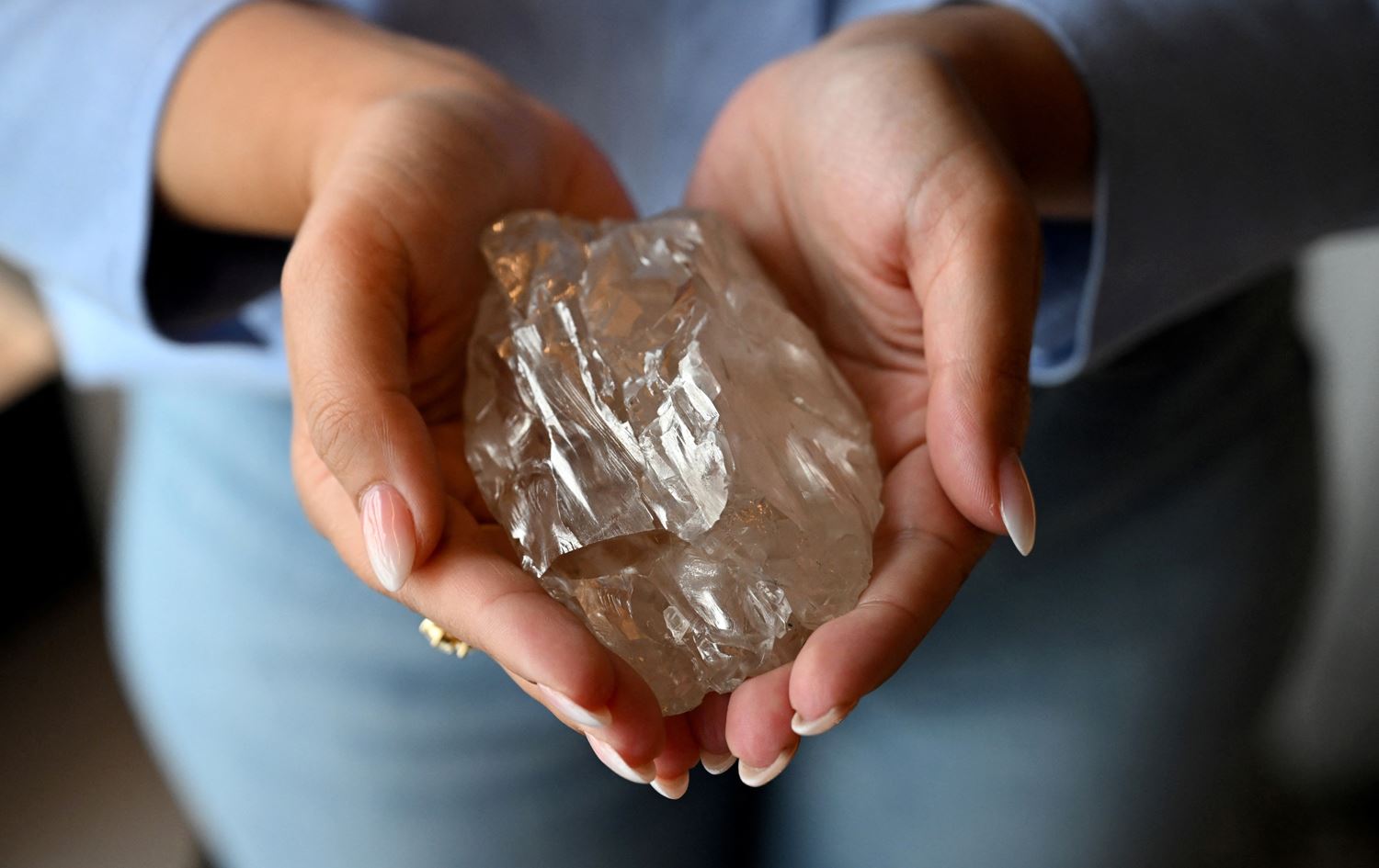 کۆمپانیایەکی بەلجیکی دووەم گەورەترین ئەڵماسی جیهان نمایش دەکات