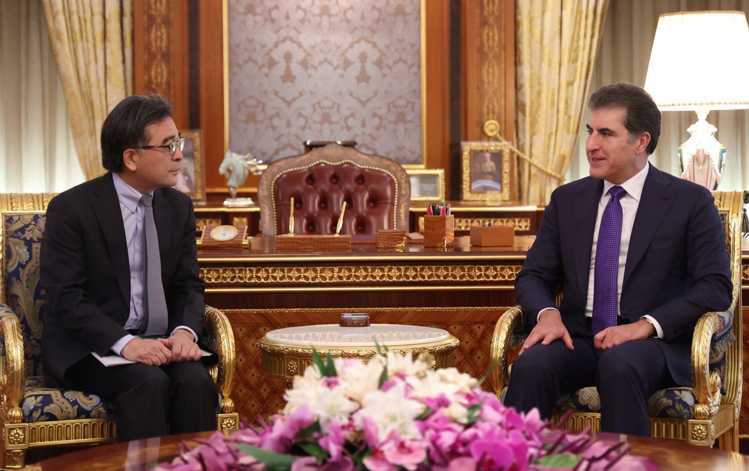 Başkan Neçirvan Barzani, Japonya'nın Irak Büyükelçisi Endo’yu kabul etti