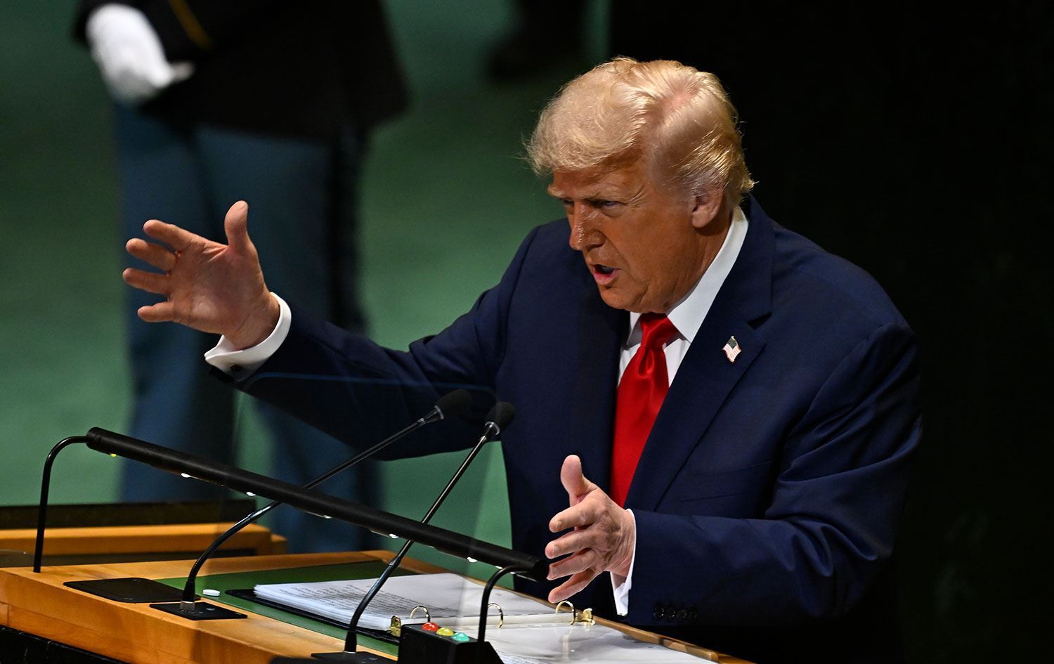  Trump li Konseya Giştî ya Neteweyên Yekbûyî (NY) axivî / Wêne: AA