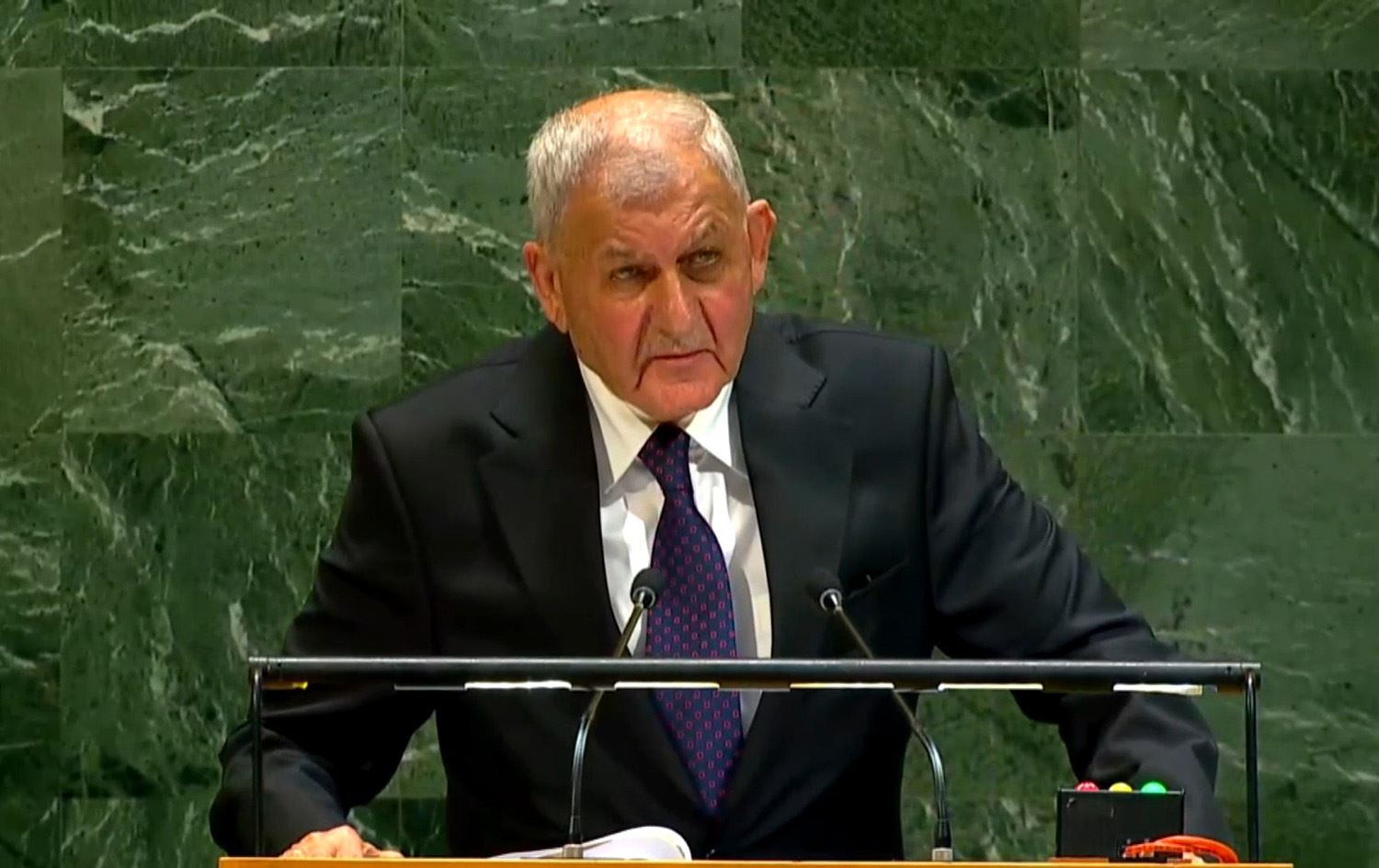 سەرۆککۆماری عێراق: پشتگیریی پرۆسەی ئاشتی لە تورکیا و دەستپێشخەریی وازهێنانی پەکەکە لە چەک دەکەین