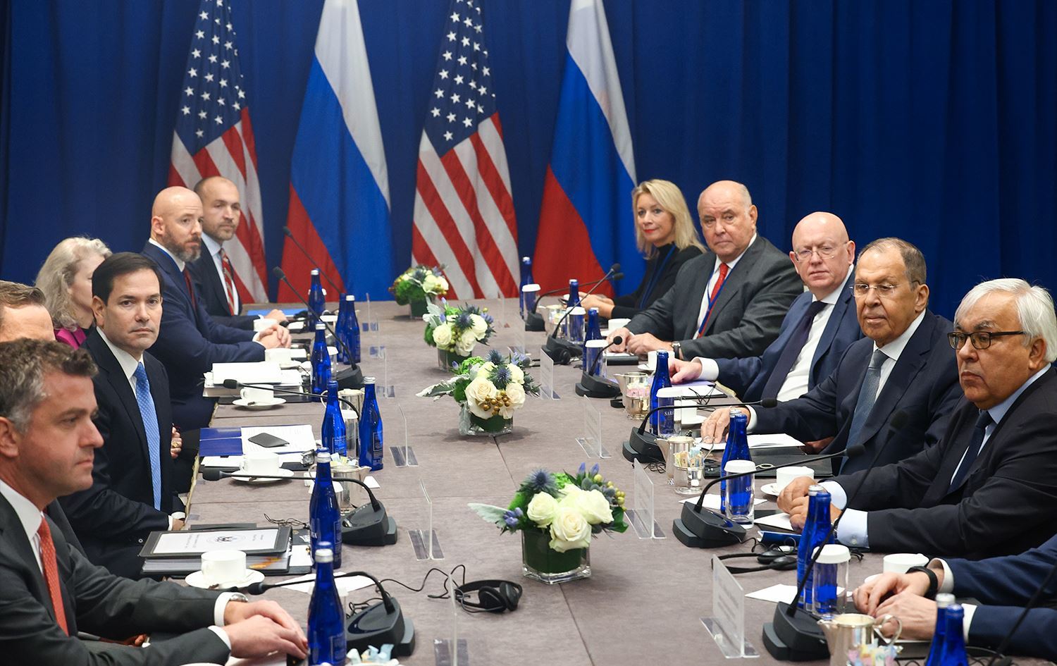 Heyetên Amerîka û Rûsyayê /Wêne: AFP