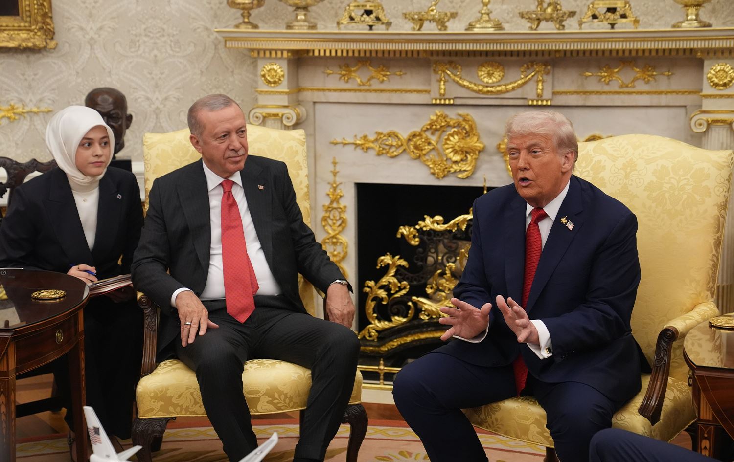 Trump li Koşka Spî Erdogan qebûl kir / Wêne: AA