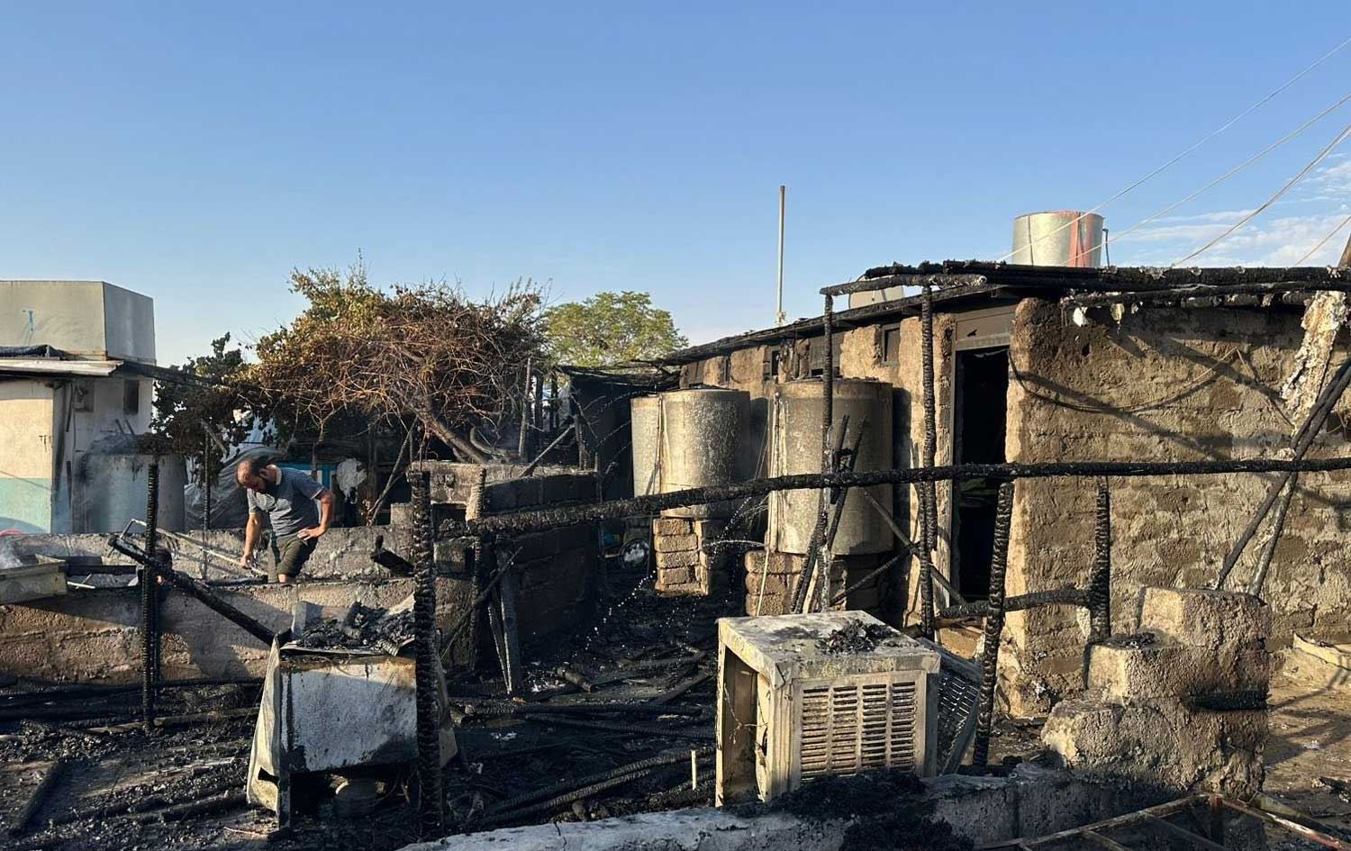 Fire injures one, destroys tents at Yazidi IDP camp
