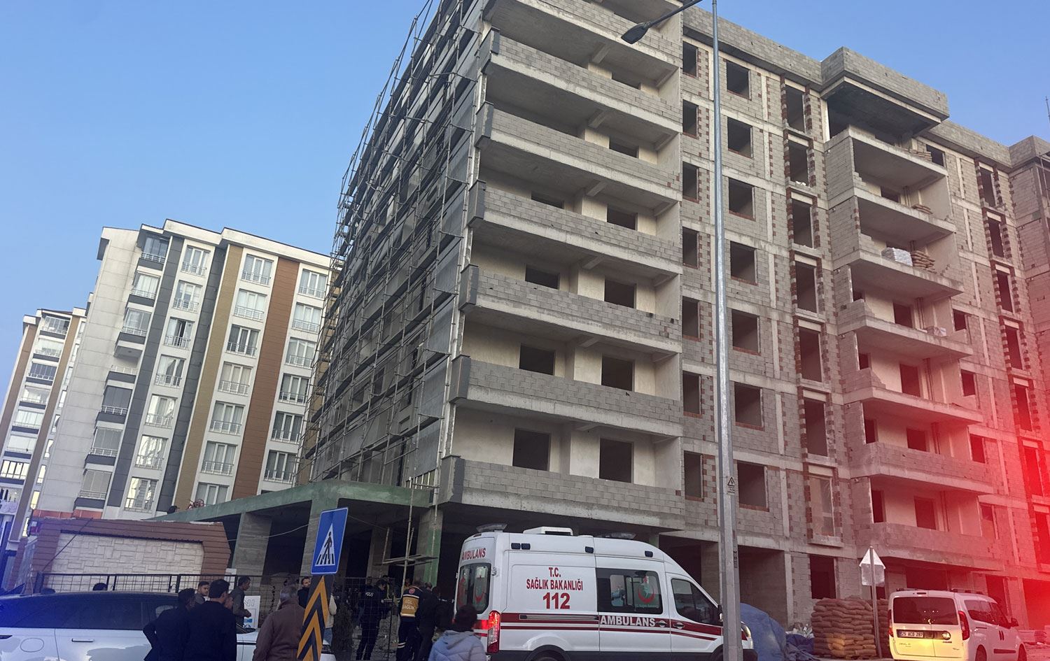 Avahiya ku ew karker jê ketiye / Wêne: AA 