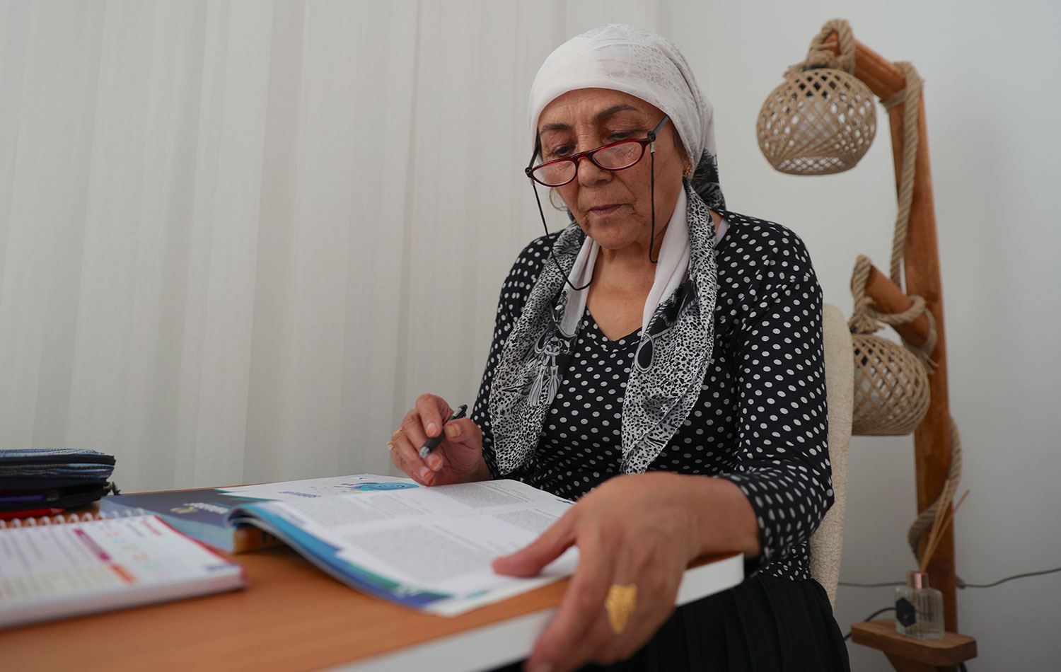 Meliha Temel, üniversite okumayı hedefliyor. / AA