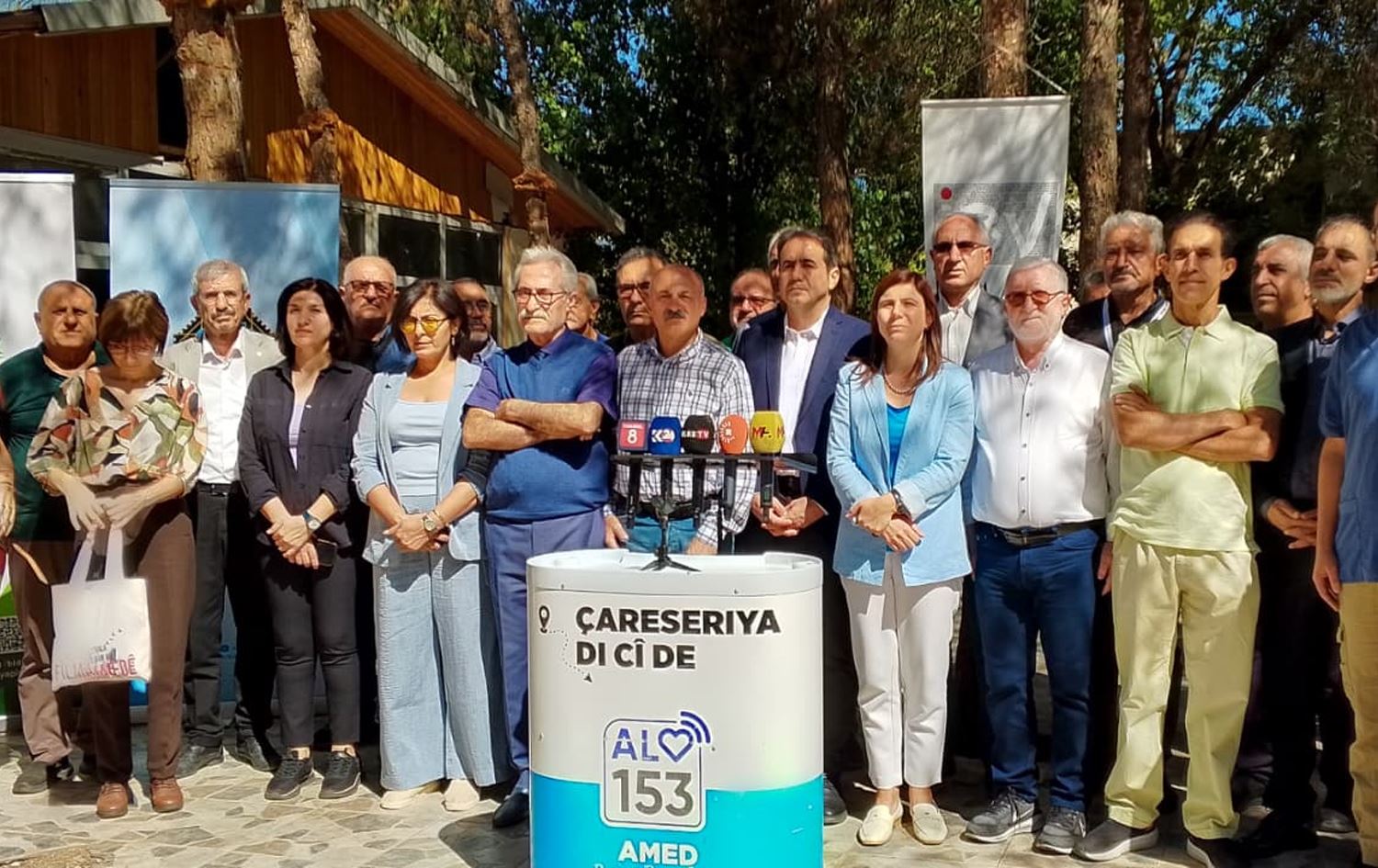 Daxuyaniya Odeya Bijîşkan a Amedê / Wêne: Abdulselam Akinci, Rûdaw