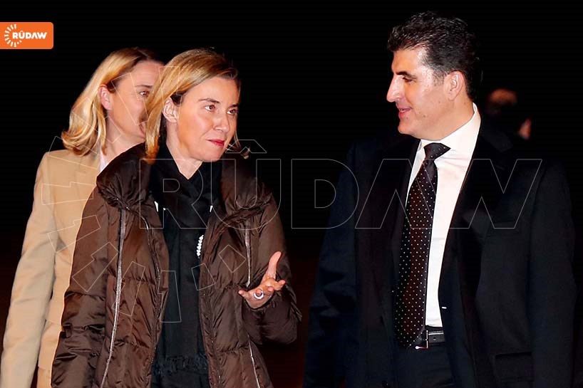 Federica Mogherini'nin Erbil ziyareti