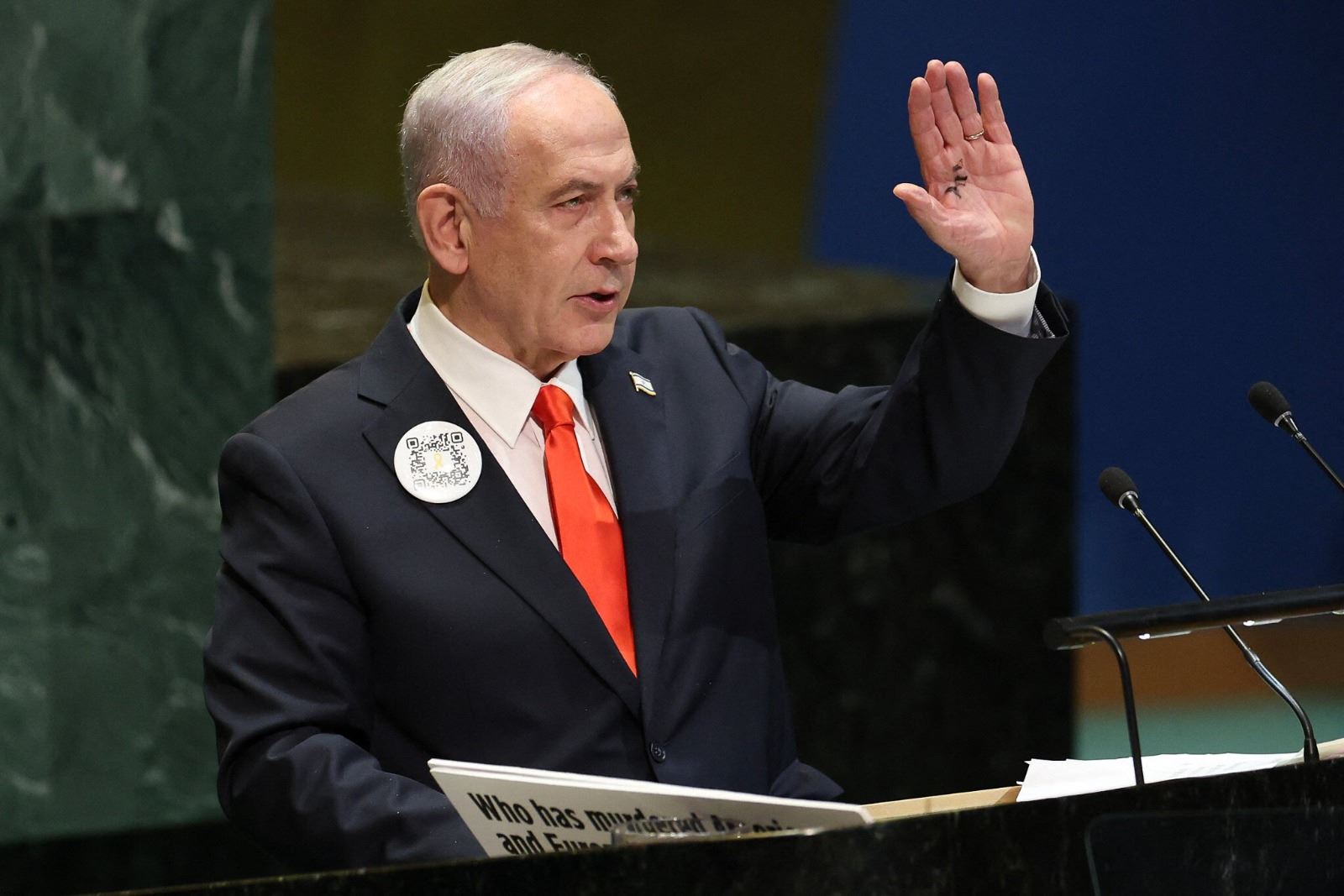 Pro-Palestine, pro-Israel protesters face off as Netanyahu addressed UNGA