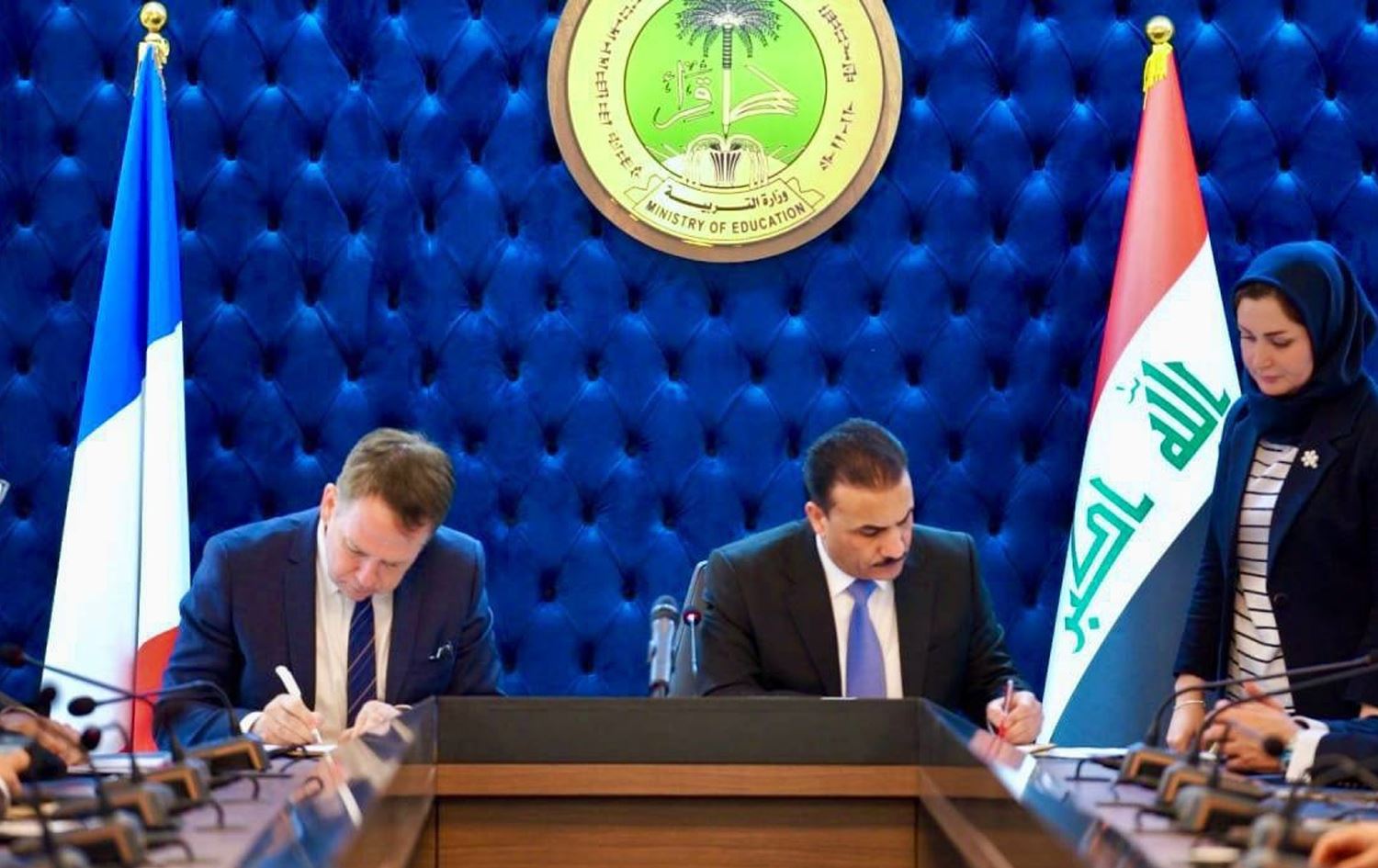 لە بەغدا یاداشتێکی لێکتێگەیشتن لەبارەی خوێندنی زمانی فەرەنسی واژۆ دەکرێت