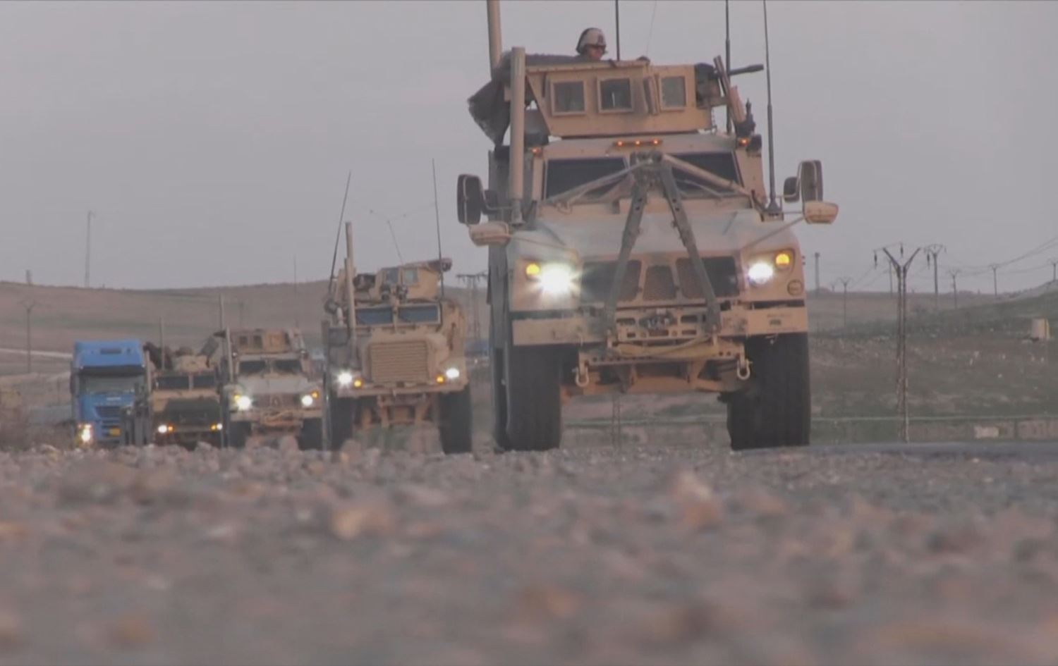 Hêzeke Koalîsyonê derbasî Rojava dibe\ Wêne: Arşîv