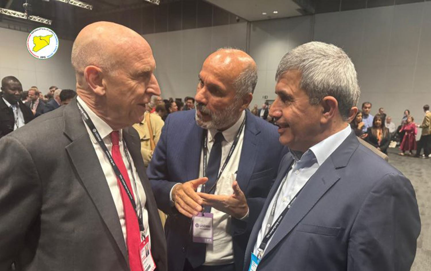 John Healey û Hesen Mihemed Elî\ Wêne: North Press Agency