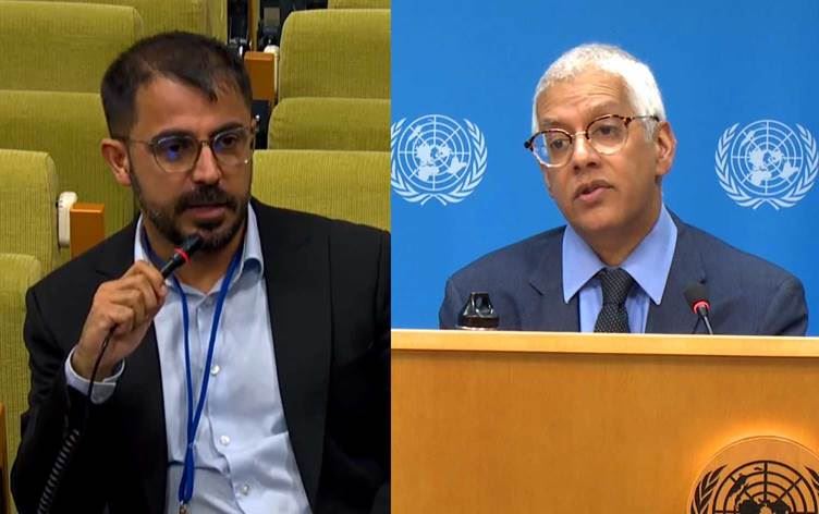 Farhan Haq pirsa Namo Ebdullah bersivand / Wêne: Rûdaw