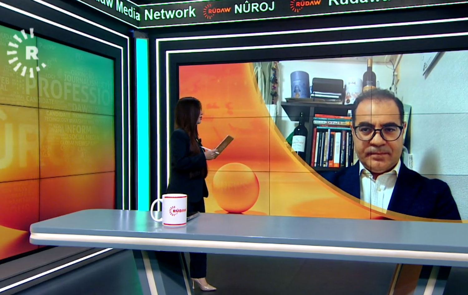 Vakkas Çolak bû mêhvanê Rûdawê / Wêne û Vîdeo: Rûdaw