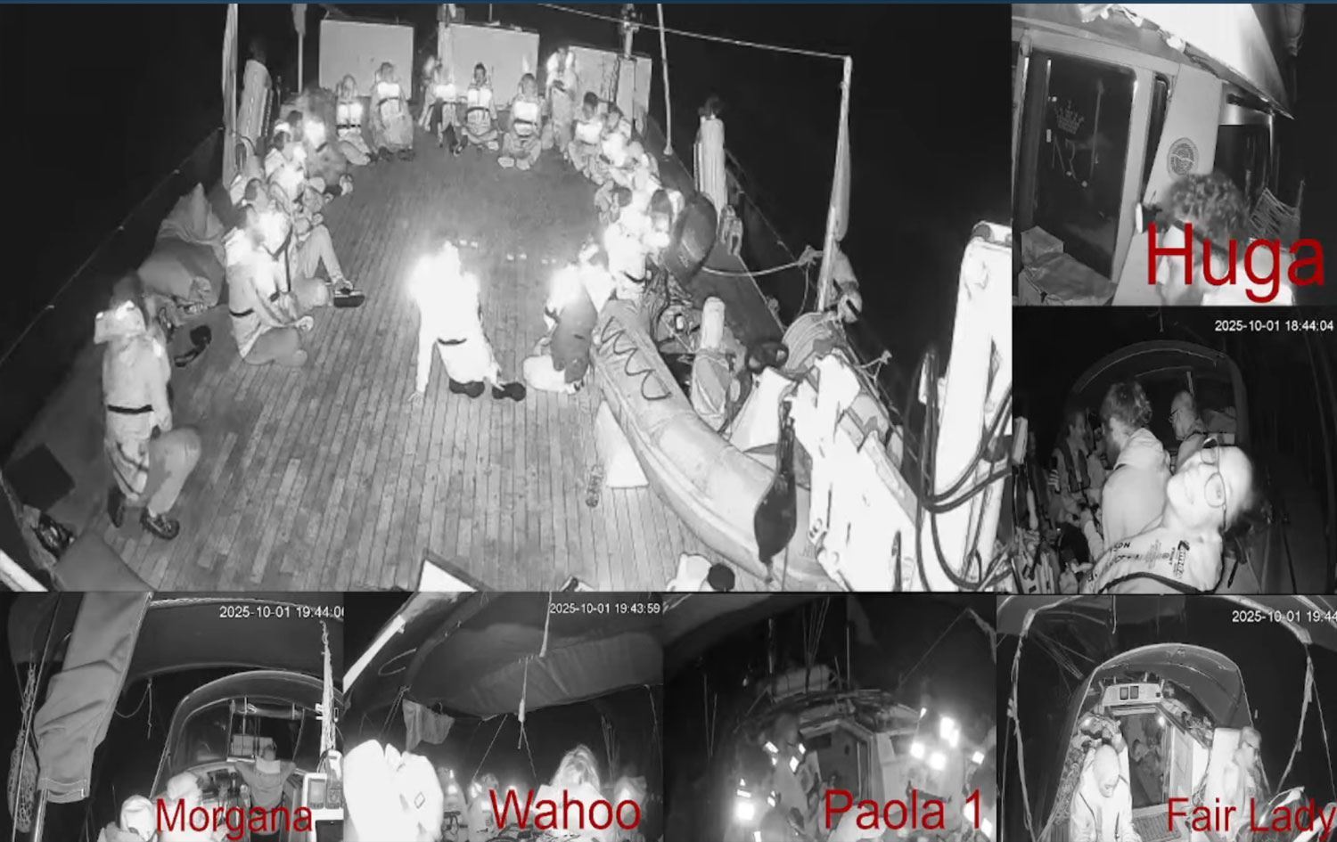 Dîmenên ji nav keştiyên Fîloya Sumudê/Wêne: Torên Civakê