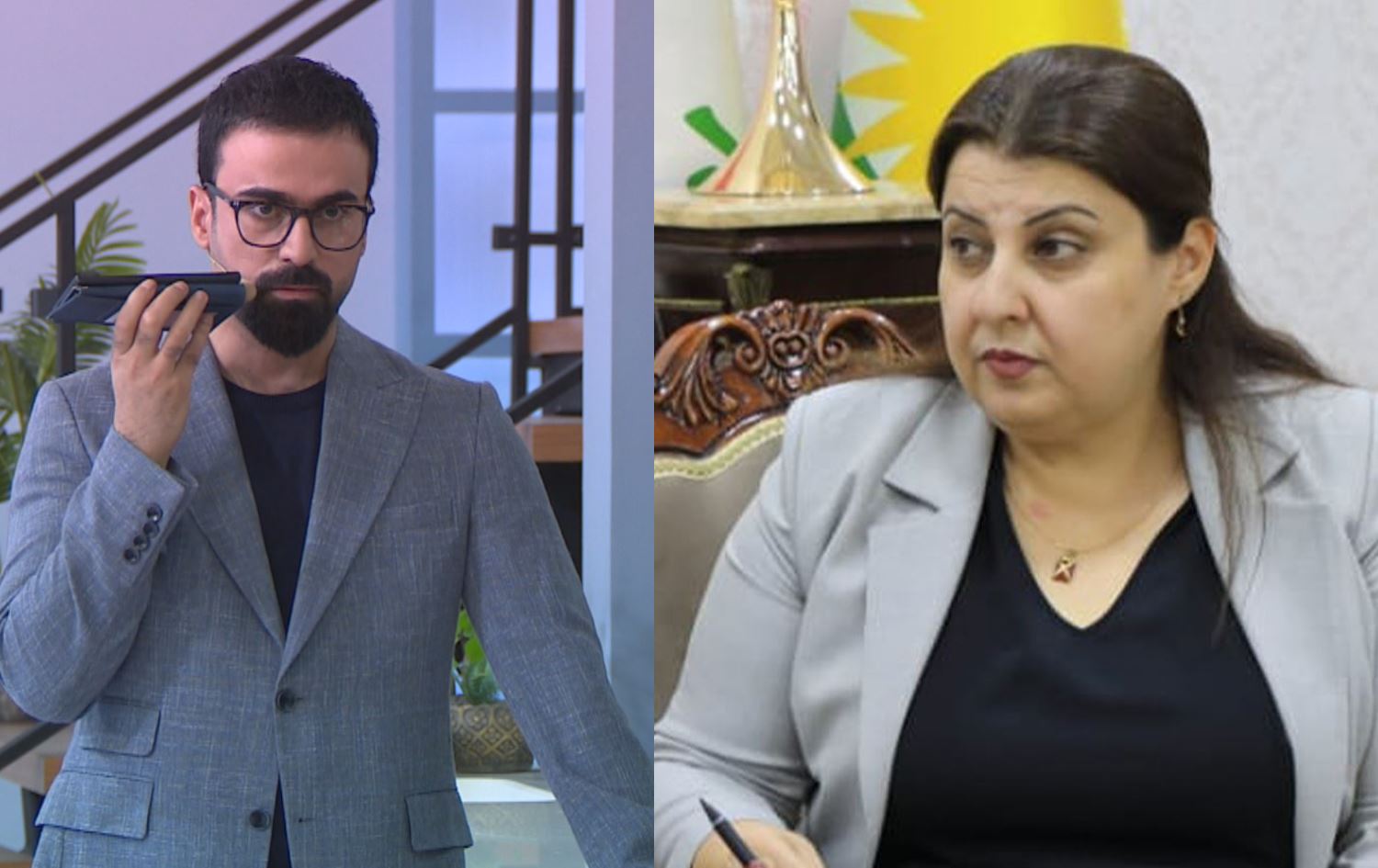 Dr. Aras û Bêgerd Talebanî /Wêne: Rûdaw