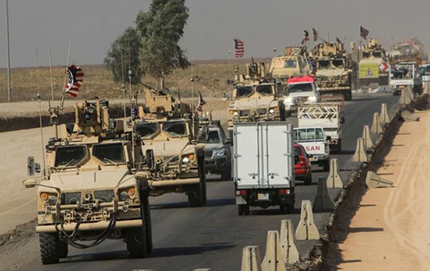 Karwanekî Koalîsyonê/Wêne: SOHR