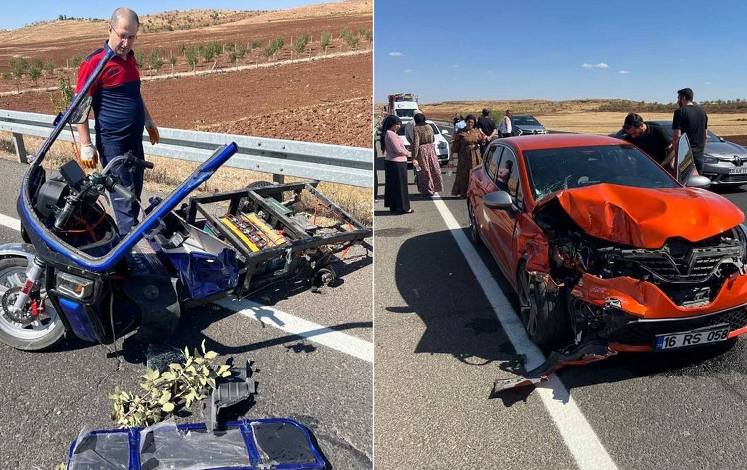 Dîmenê piştî qezayê\ Wêne: DHA