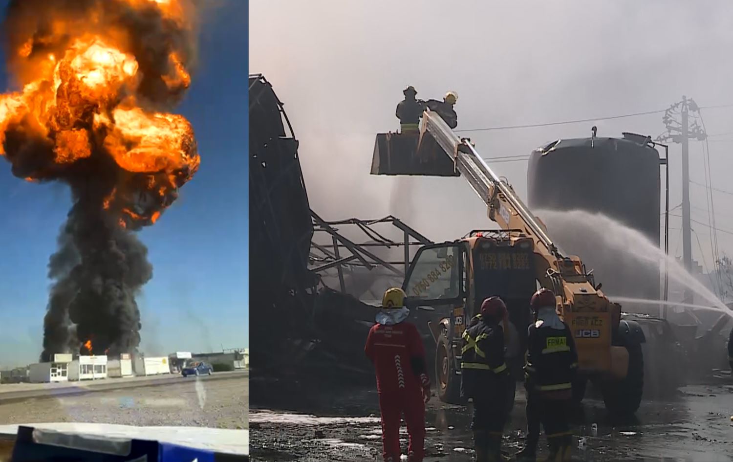 Huge fire erupts at Erbil petrol station