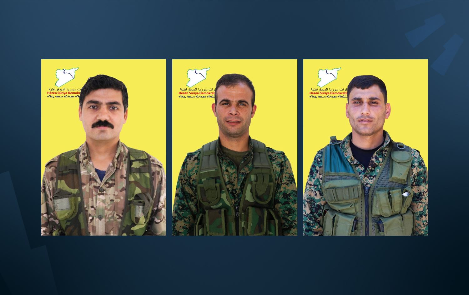 Ji aliyê çepê Andok Êriş Viyan, Ararat Serhed û Êriş Umut / Wêne: HSD - Rûdaw