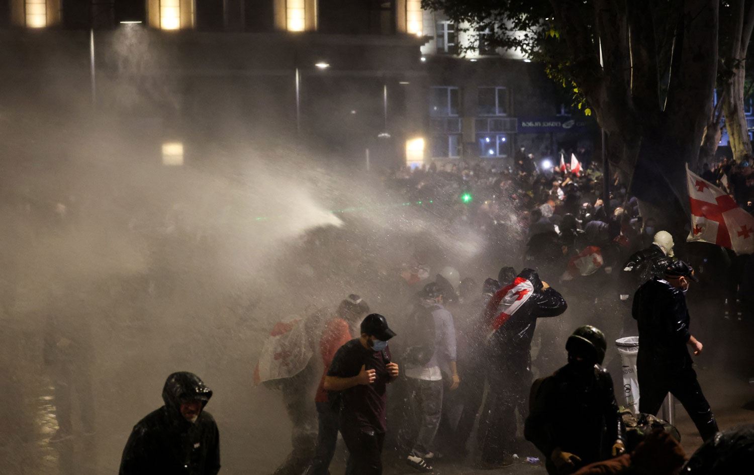 Xwenîşandanên li Gurcistanê / Wêne: AFP