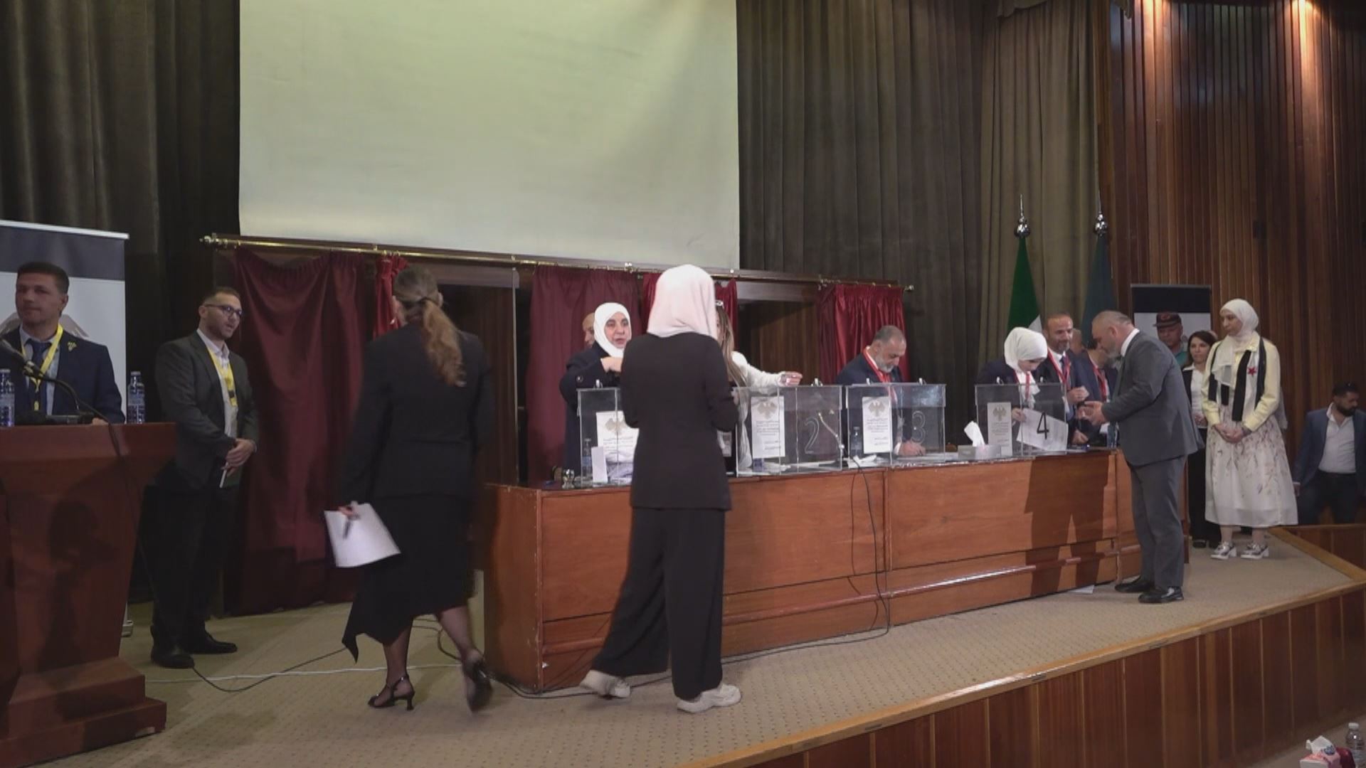 Dîmenê dema dengdayînê li Şamê\ Wêne û Vîdeo: Rûdaw