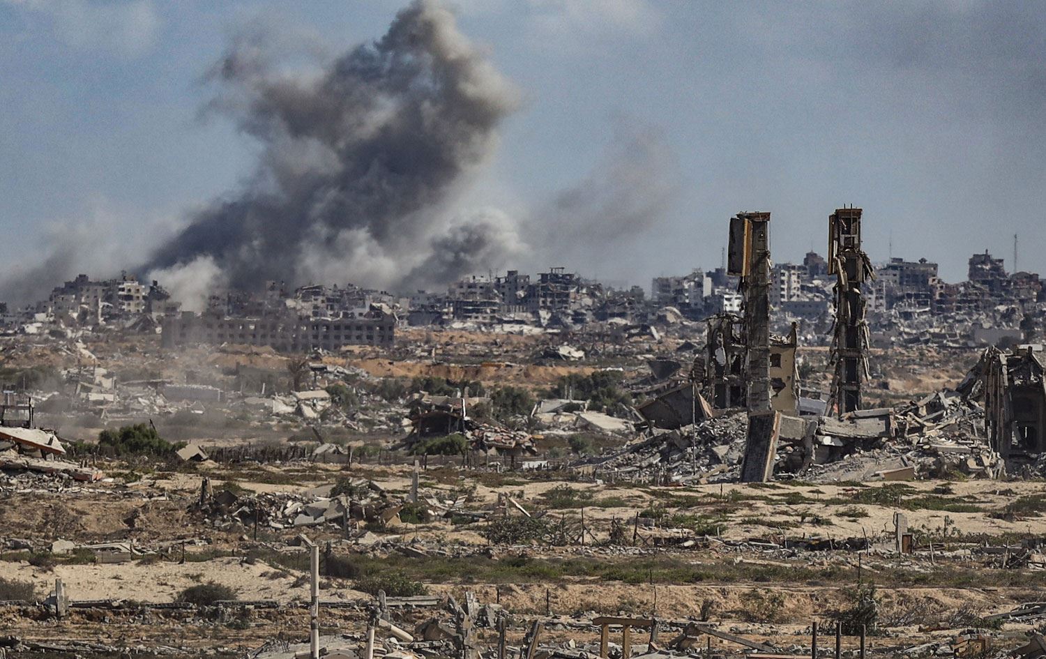 Êrişeke li Xezeyê / Wêne: AA