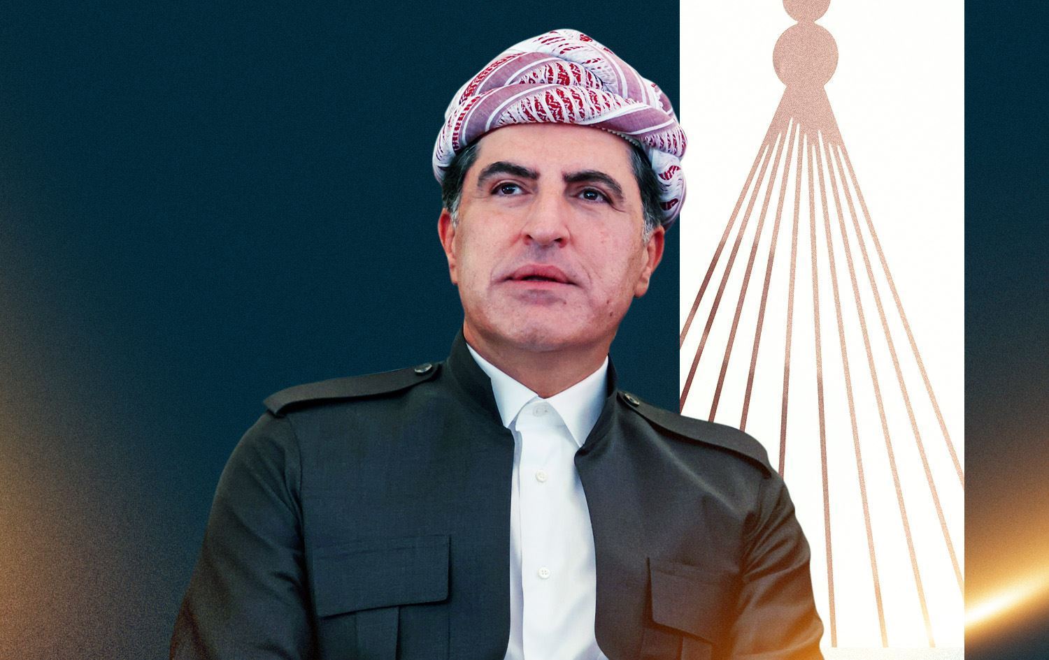 Nêçîrvan Barzanî / Wêne: Rûdaw Grafîk